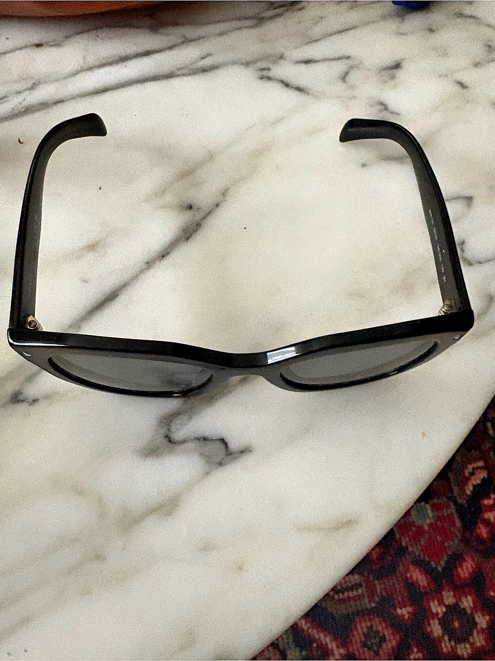 Prada Black Rectangle Sunglasses Classic Fit!